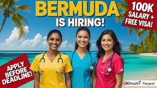 Bermuda Is Hiring Nurses & Caregivers | $100K Salary + Free Visa Sponsorship 2025 (Apply Now)