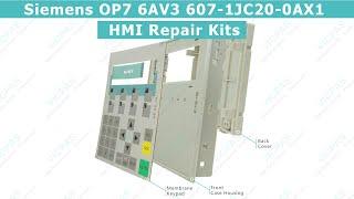 Siemens OP7 6AV3 607-1JC20-0AX1 Operator Panel Membrane Keypad Plastic case HMI repair kits