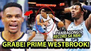 Grabe! parang "PRIME RUSSELL WESTBROOK!" ang nagpakitang gilas kontra grizzlies , Panibagong record!