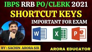 Computer Awareness for IBPS RRB PO/RRB Clerk | Computer Shortcut Keys | IBPS RRB Computer Awareness