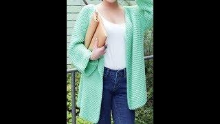 Платочная Вязка Спицами - Кардиган 2019 / Cardigan Knitting / Strickjacke