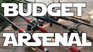 My Budget Rod And Reel Arsenal - Bass Fishing