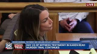 WATCH LIVE: Day 23 of witness testimony in the Karen Read murder trial underway.