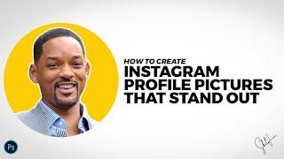 How to Create Instagram Profile picture in Photoshop like Will Smith | Photoshop Tutorial