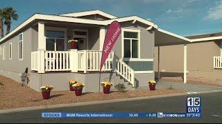 Upscale manufactured home living at the Tropicana Palms