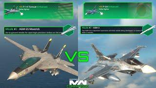 F-2A vs F-14 Tomcat | Strike Fighter Comparison | Modern Warships Alpha Test