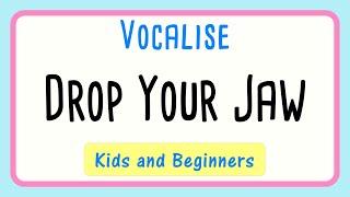 Vocalise Drop Your Jaw | Andy Beck Vocalise | Singers All Levels