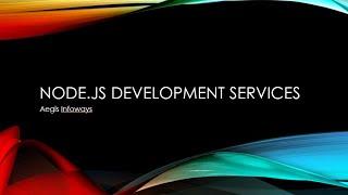 Node.js web development solutions for business-Aegis Infoways