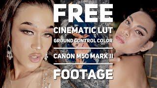 Free Cinematic Lut from Ground Control Color for Canon M50 Mark II Footage