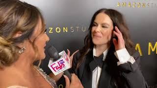 Emily Hampshire at the 77th Golden Globes Amazon Studios