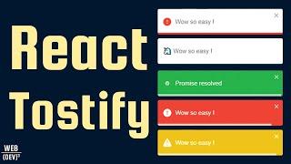 Toast Notifications in Reactjs (react-toastify)