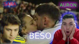 AURONPLAY Y ISMAEL SARA SE DAN UN *BESO* ENLA KINGS LEAGUE !! AURON Y SARA SON PAREJA !! MI REACCION