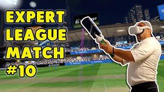 VR Cricket Guy | Expert League Match 10 | First League Match Using the Official iB Cricket Bat