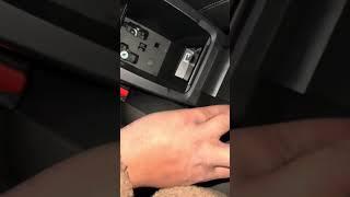 Volvo v40 2016 SRS AIRBAG MODULE LOCATION AND REMOVAL