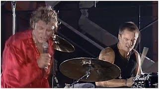 Johnny et David Hallyday - Oh ma jolie Sarah Parc Des Princes 1993 HD