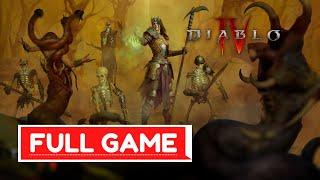 DIABLO 4 Gameplay Walkthrough Necromancer FULL GAME - No Commentary