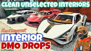  CLEAN DMO UNSELECTED INTERIOR DROPS  GTA5 ONLINE MODDED CARS  #PS4 VERSION SAVE WIZARD & EDITOR