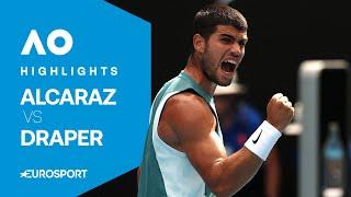 Carlos Alcaraz vs Jack Draper | Round Four | Australian Open 2025 Extended Highlights 