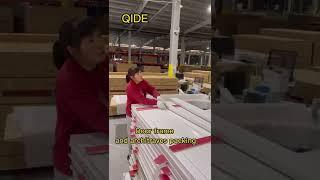 Process of WPC Door Frame, Door Architraves Packing