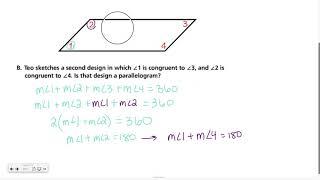 Geometry 6-4: Proving a Quadrilateral is a Parallelogram