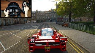 Forza Horizon 4 Ferrari FXX (Steering Wheel + Shifter) | Logitech g27 Gameplay