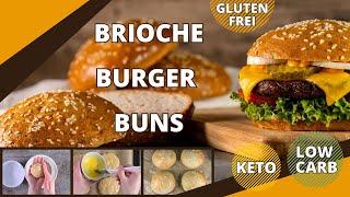 Brioche Burger Buns low-carb glutenfrei sojafrei keto