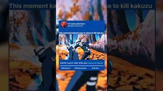 This moment kakashi was to close to kill kakuzu | kakashi vs hidan #kakashi #akatsuki #naruto