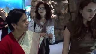 Aruna & Hari Sharma at Oceanarium DNA strand Russky island, Vladivostok, Oct 20, 2016