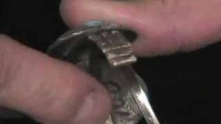 1960-70's Morenci Turquoise Navajo Bracelet Video