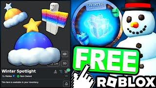 WINTER SPOTLIGHT EVENT! FREE ACCESSORY! HOW TO GET Winter Skies Beanie! (ROBLOX)