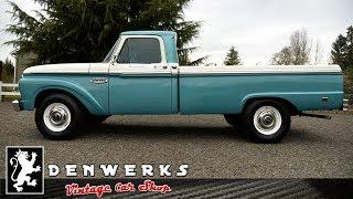 Ford F100 F-250 Custom Cab Extravaganza - DENWERKS 1963 1964 1966 352 292 V8