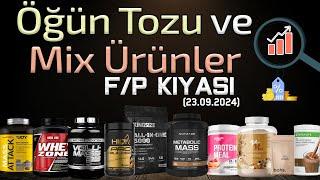 Öğün tozu ve Mix Ürünler F/P Kıyası (23.09.2024)