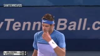 Juan Martin del Potro Vs Jeremy Chardy Delray Beach Open QF (Highlights HD)