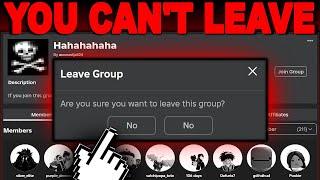 If you join this group you can never leave... (Roblox Weird Glitches)