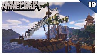 Learn to Build a Minecraft Ship!!!  - dudieboy Plays Minecraft 1.16 #19