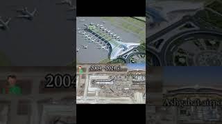 Ashgabat airport _ 2004 - 2021.ý  üýtgän döwürleri! #short