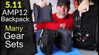 5.11 AMP 12  Backpack MANY Gear Sets