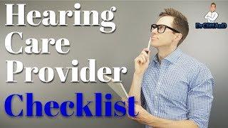 Finding the BEST Hearing Care Provider | Checklist Included