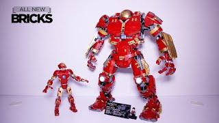 Lego Marvel 76210 Hulkbuster Speed Build with 76206 Iron Man Figure