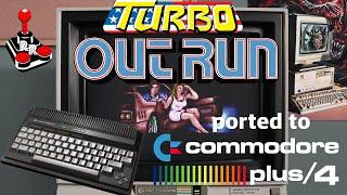 Turbo Out Run ported to Commodore Plus/4 | C64 gameplay comparison