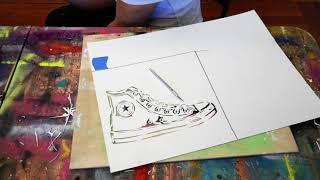 Converse All Star Chuck Taylor High Top Stencil with Josh Wingerter