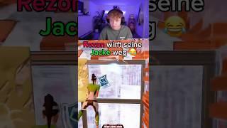 Rezon wirft seine Jacke weg         #rezonay #twitch #fortnite #fortnitepro #funny #short #viral