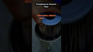Pantyhose as DIY Vacuum Filters: Genius Cleaning Hack!