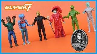 Super7 ReAction Figures UNIVERSAL MONSTERS WAVE 1 - MUMMY, WOLFMAN & MORE Action Figure Toy Review