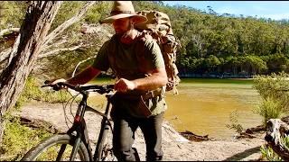 SOLO REMOTE BIKE AND HIKE.. Catch And Cook Camping..