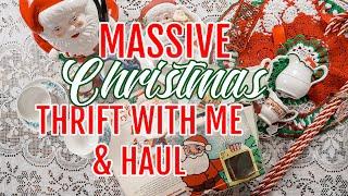 *MASSIVE* CHRISTMAS THRIFT WITH ME + HAUL 2021! | i finally found some!  | VINTAGE CHRISTMAS DECOR