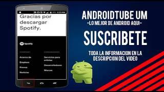 1 MES DE SPOTIFY PREMIUM GRATIS2016 - 2017 / Android / AndroidTube UM