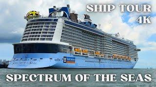 SPECTRUM OF THE SEAS elaborate ship tour in 4K - Royal Caribbean Cruises