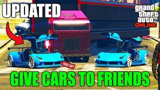 NEW! FREE GIVE CARS TO FRIENDS GLITCH GTA5  AFTER PATCH TRADE CARS