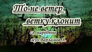 То не ветер ветку клонит- караоке (-2)(Полный текст)